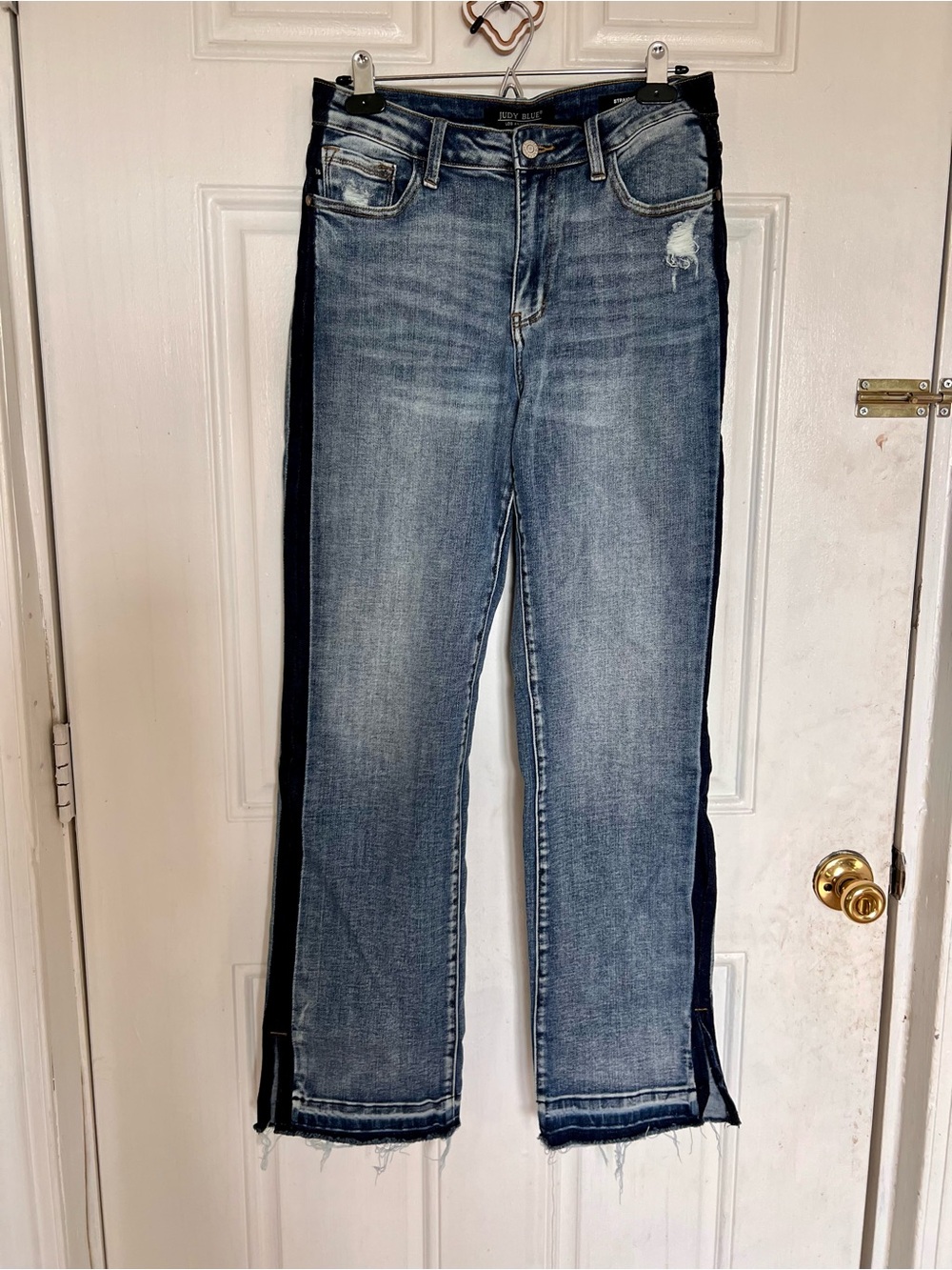 Judy Blue | Side-Panel Straight Jeans